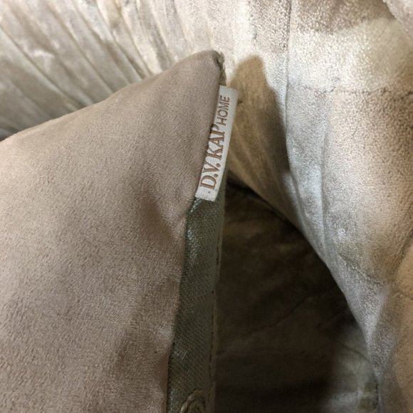 Mattuck Embroidered Throw Pillow Linen Suede - Picture 6 of 12